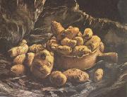 Vincent Van Gogh Still life with an Earthen Bowl and Potatoes (nn04) Spain oil painting artist